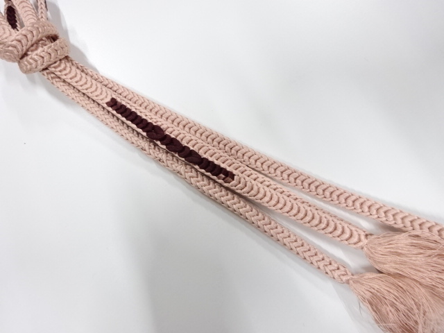 正絹　手組帯締め